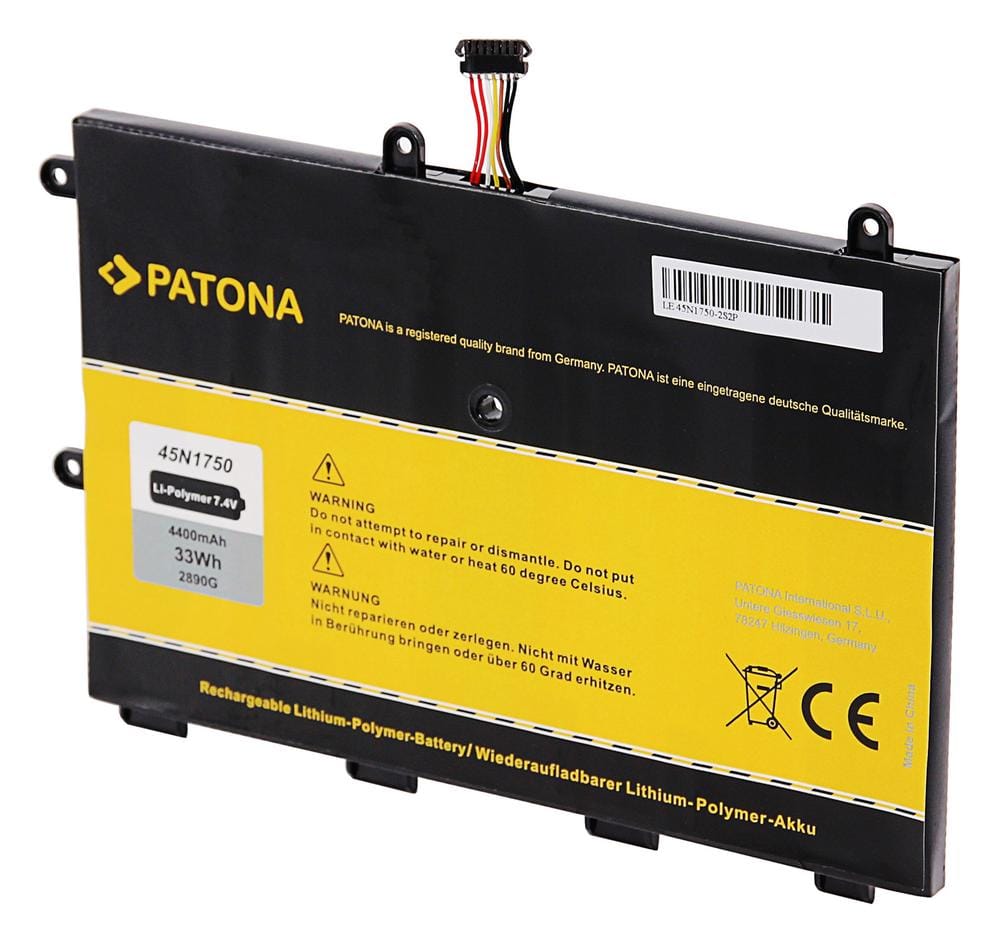 PATONA Akku für Lenovo ThinkPad Yoga 11e Serie 45N1750 45N1751 45N1748 45N1749 PATONA Akku für Lenovo ThinkPad Yoga 11e Serie 45N1750 45N1751 45N1748 45N1749