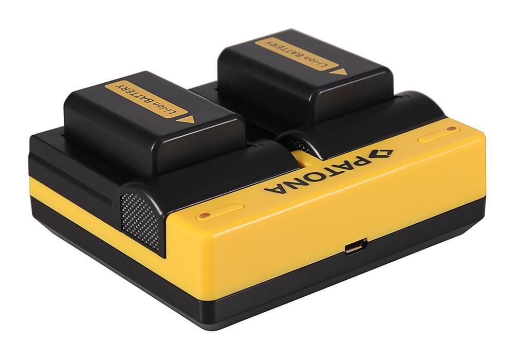 PATONA Dual Ladegerät für Sony NP-FW50 NEX 3 NEX 3C NEX 5 NEX 5A RX1R III DSC-RX1RM3 inkl. Micro-USB PATONA Dual Ladegerät für Sony NP-FW50 NEX 3 NEX 3C NEX 5 NEX 5A RX1R III DSC-RX1RM3 inkl. Micro-USB