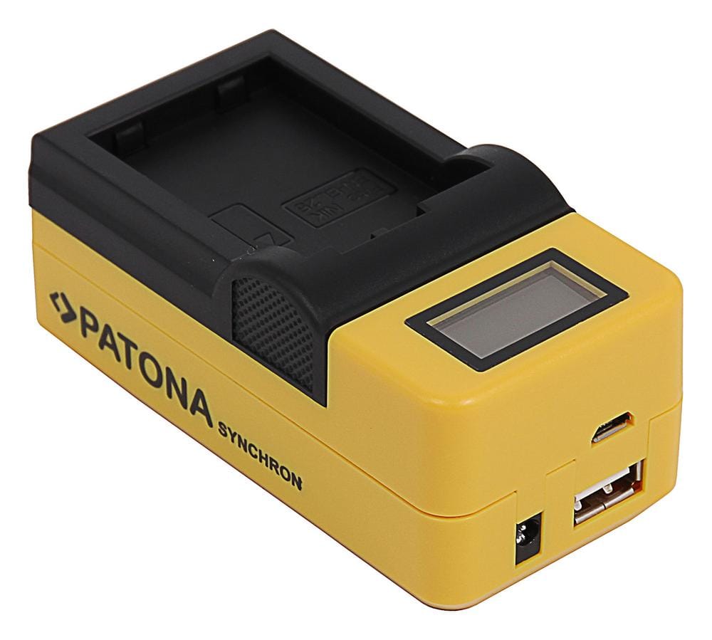 PATONA Synchron USB Ladegerät für Nikon EN-EL25 Z30 Z50 Z fc mit LCD-Display