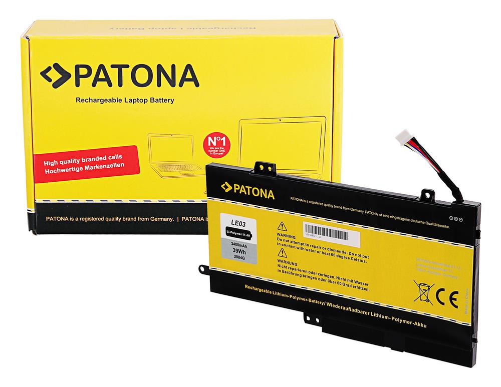 PATONA Akku für HP Envy x360 m6-w101dx W103DX W010DX W102DX Pavilion x360 - 13 s120nr LE03XL LE03