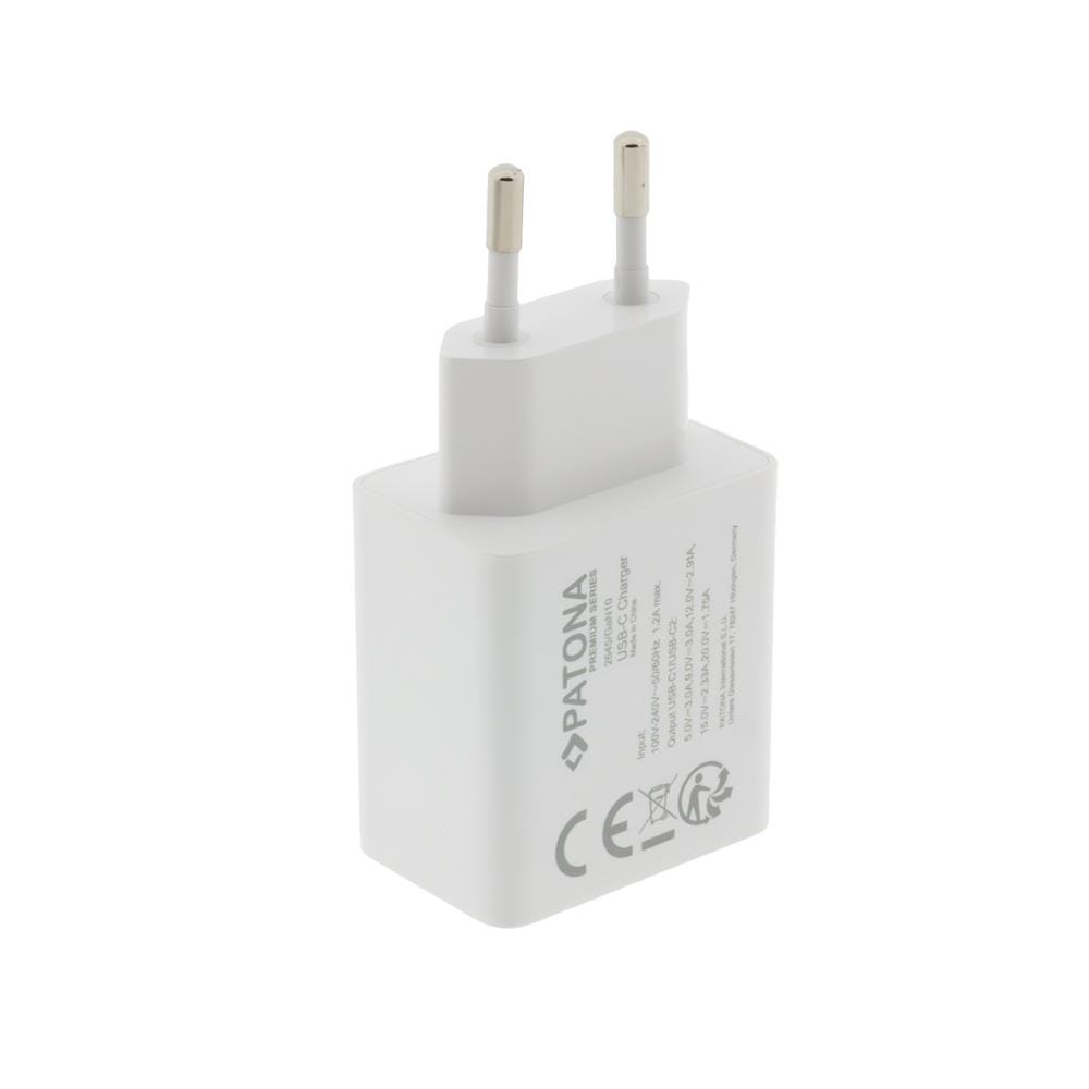 PATONA Premium GaN PD35W Adapter weiß 2 USB-C PD3.0 QC3.0 PATONA Premium GaN PD35W Adapter weiß 2 USB-C PD3.0 QC3.0