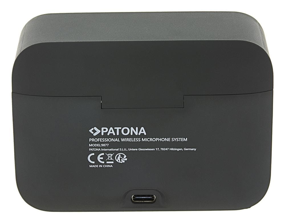 PATONA Premium Drahtloses Mikrofonsystem für Smartphones und DSLR Kameras