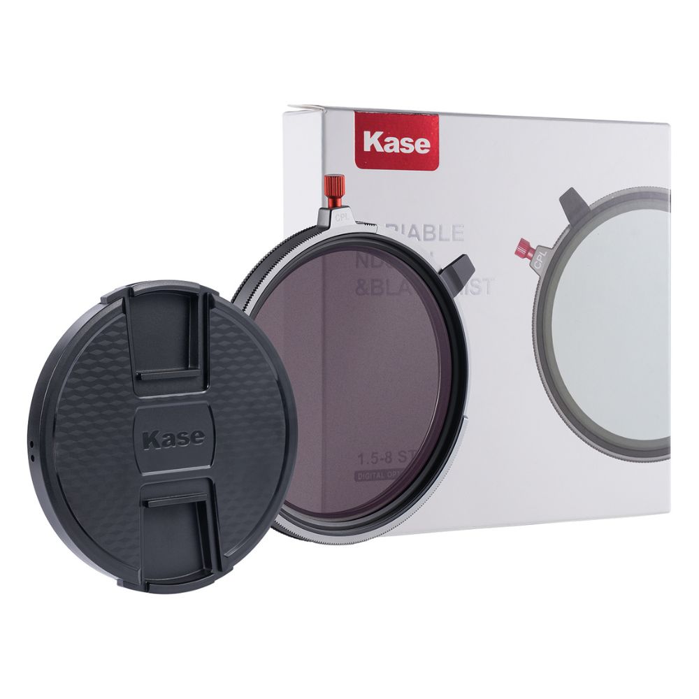 ROUND Variabler Einschraub VND mit CPL & Black Mist 1.5-8 Stops 3in1 Rundfilter inkl. Objektivdeckel
