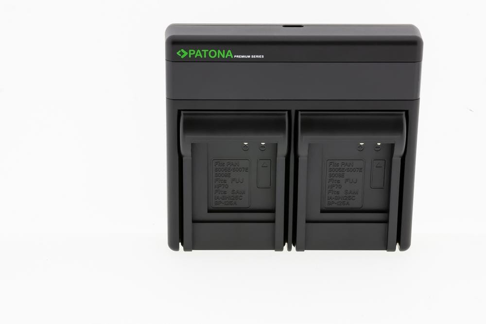 PATONA Premium Dual PD Performance Ladegerät für Panasonic CGA-S007E inkl. USB-C input output