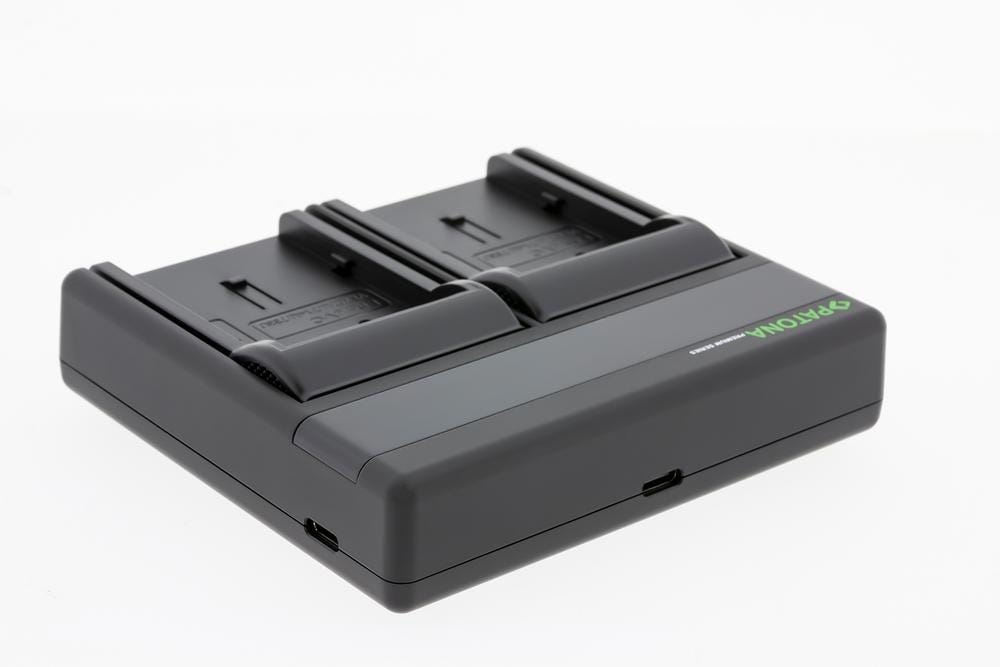 PATONA Premium Dual PD Performance Ladegerät für JVC BN‑VF707U inkl. USB‑C Input Output