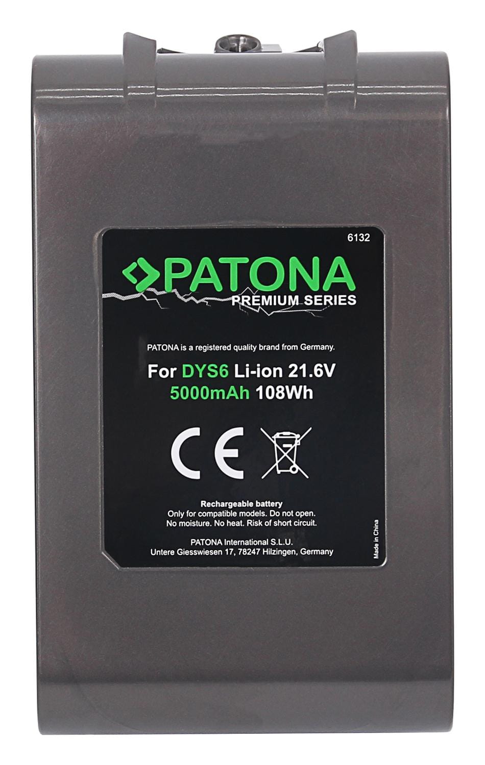 PATONA Premium Akku für Dyson V6 DC56 DC58 DC59 DC61 DC62 DC72 DC74 SV03 SV04 SV05 SV06 SV07 SV08 PATONA Premium Akku für Dyson V6 DC56 DC58 DC59 DC61 DC62 DC72 DC74 SV03 SV04 SV05 SV06 SV07 SV08