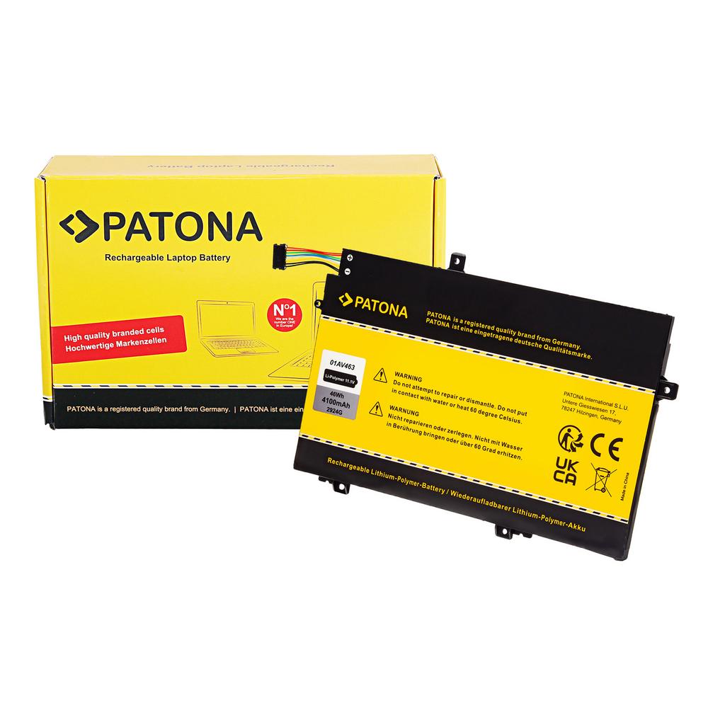 PATONA Akku für Lenovo Thinkpad L480 L580 L14 Gen 1 TP00120A 01AV463 01AV464 01AV465 L17M3P54 PATONA Akku für Lenovo Thinkpad L480 L580 L14 Gen 1 TP00120A 01AV463 01AV464 01AV465 L17M3P54