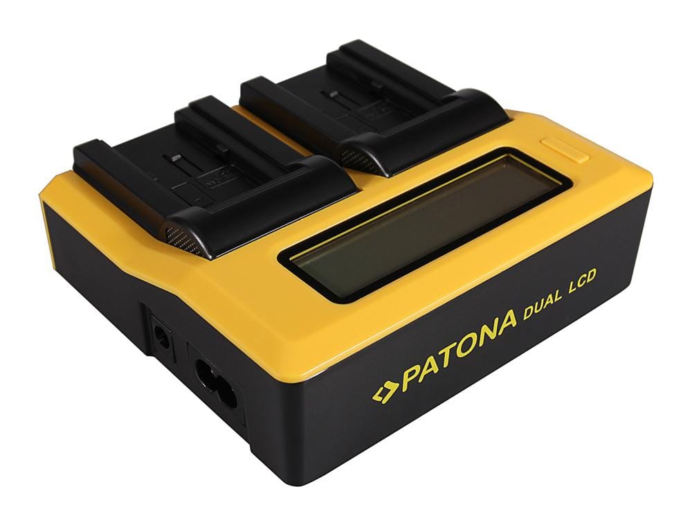 PATONA Dual LCD USB Ladegerät für Canon BP-718 727 Legria HF R36 HF306 HF38 HF406 HF48 HFM506