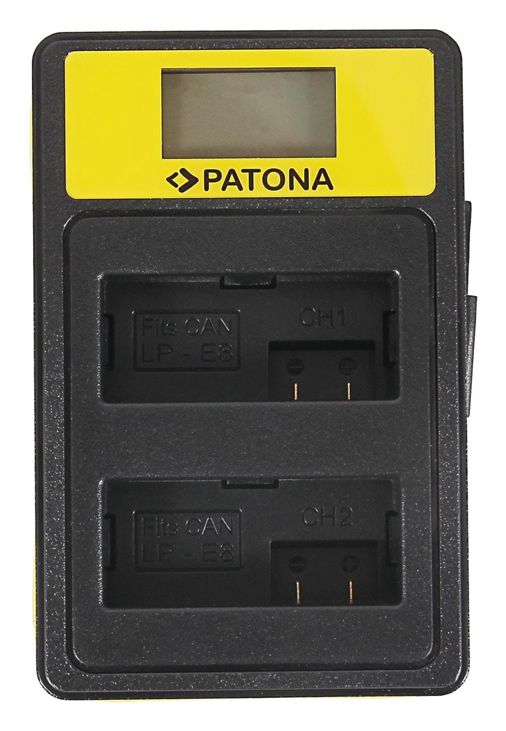 PATONA Smart Dual LCD USB Ladegerät für Canon LP-E8 550D 600D 650D 700D PATONA Smart Dual LCD USB Ladegerät für Canon LP-E8 550D 600D 650D 700D