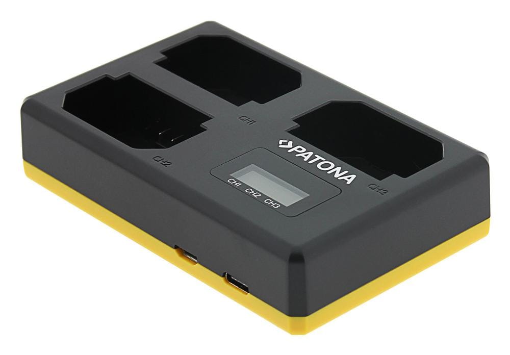 PATONA USB Triple Ladegerät für Sony NP-FZ100 A7 III A7M3 Alpha 7 III A7 R III A7RM3 Alpha 7 R III A9 PATONA USB Triple Ladegerät für Sony NP-FZ100 A7 III A7M3 Alpha 7 III A7 R III A7RM3 Alpha 7 R III A9