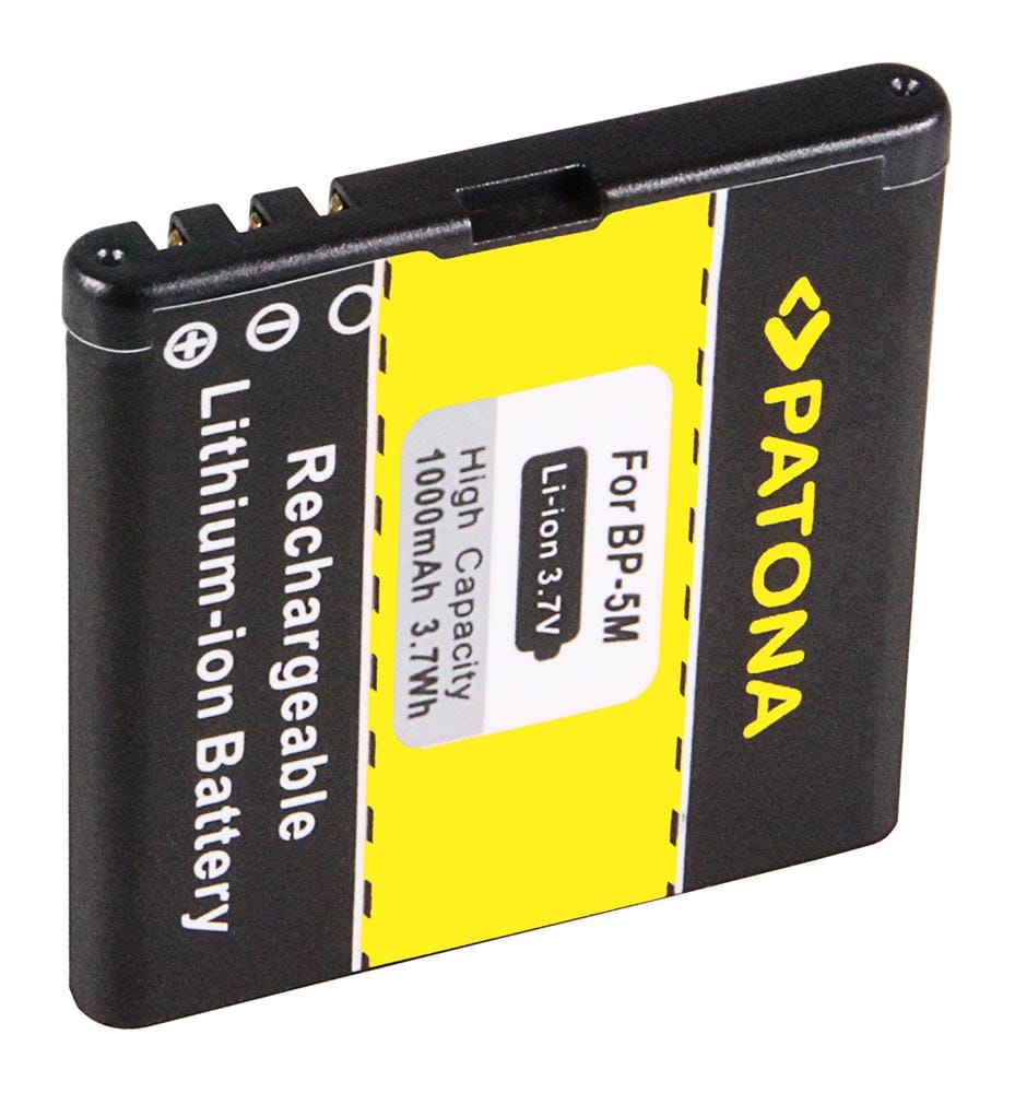 PATONA Akku für Nokia BP-5M 100 5610 5700 6110NAV 6220 6500s 6500