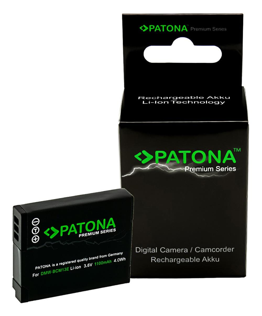 PATONA Premium Akku für Panasonic DMW-BCM13 DMC-TZ41 DMC-TS5 DMC-FT5