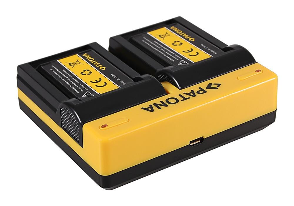 PATONA Dual Ladegerät für Samsung SLB-0837B IA-BH130C IA-BH130LB Digimax i85 L74 wide inkl. Micro-USB