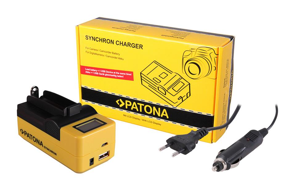 PATONA Synchron USB Ladegerät für 18650 Zelle ICR18650-26F INR18650F1L NCR18650B US18650VTC5 US18650V