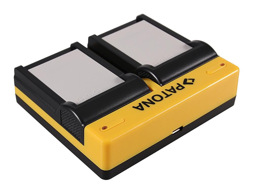 PATONA Dual Ladegerät für Nikon EN-EL8 CoolPix P1 P2 S1 S2 S3 S5 S6 S7 S7c S9 inkl. Micro-USB Kabel PATONA Dual Ladegerät für Nikon EN-EL8 CoolPix P1 P2 S1 S2 S3 S5 S6 S7 S7c S9 inkl. Micro-USB Kabel