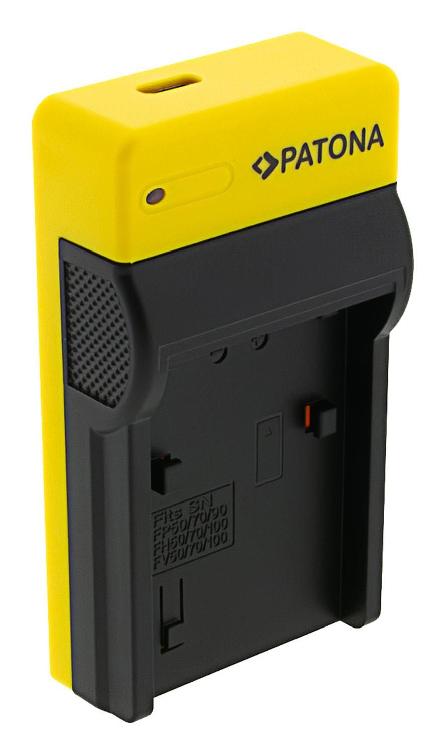 PATONA Slim USB Ladegerät mit USB‑C Input für Sony NP‑FP50 NP‑FH50 NP‑FH70 NP‑FH100 DCR‑DVD92/E