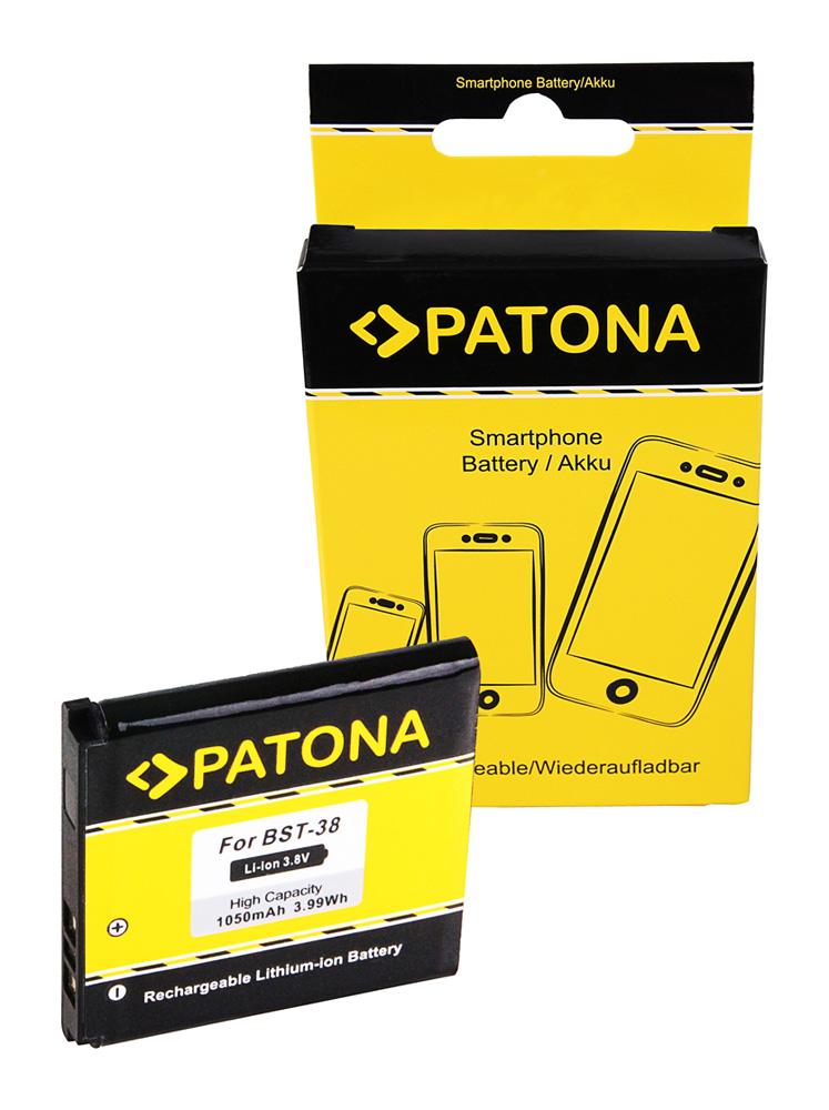 PATONA Akku für Sony Ericsson BST-38 C510 C902 C905 Jalou (F100i) K770i K850i