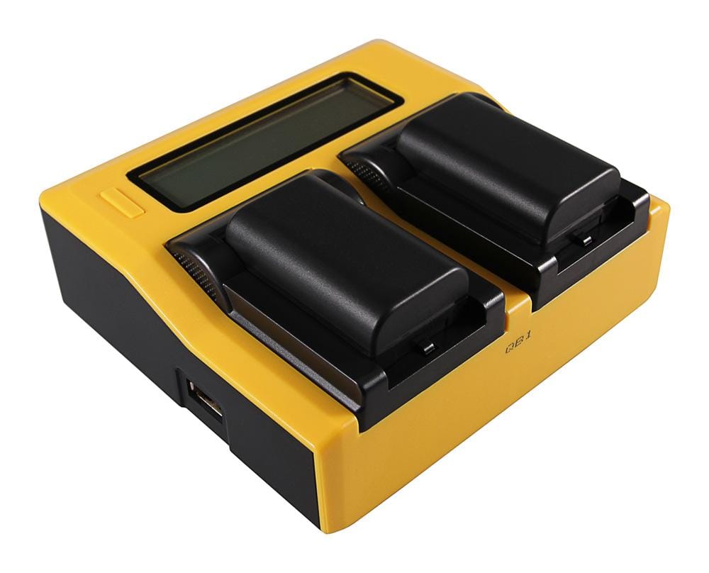 PATONA Dual LCD USB Ladegerät für Sony NP-FS11 DCR-PC DCRPC1 DCR-PC1 DCRPC2 DCR-PC2 DCRPC3