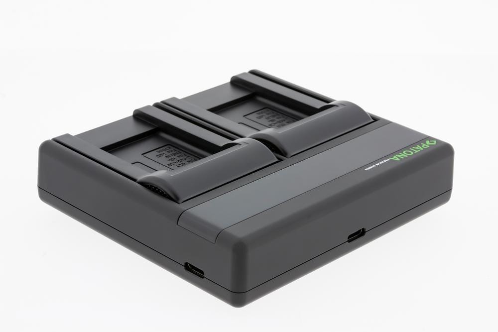 PATONA Premium Dual PD Performance Ladegerät für Olympus Li-40B inkl. USB‑C Input/Output