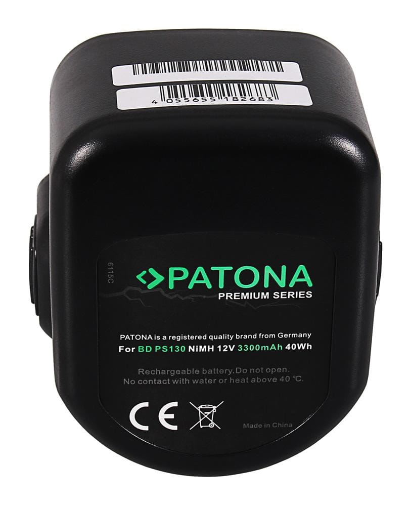 PATONA Premium Akku für Black & Decker PS130 1251CN BDL100GEL BDL12 CD1200 PATONA Premium Akku für Black & Decker PS130 1251CN BDL100GEL BDL12 CD1200