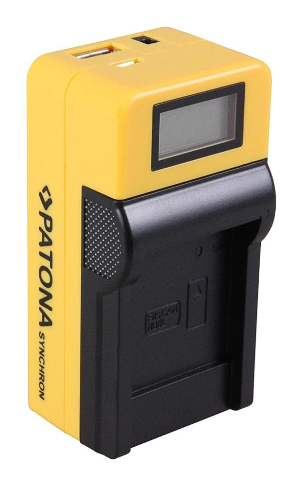 PATONA Synchron USB Ladegerät für Canon NB8L NB-8L mit LCD-Display PATONA Synchron USB Ladegerät für Canon NB8L NB-8L mit LCD-Display