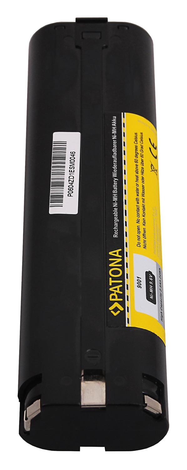 PATONA Akku für Makita 9000 9001 9002 9003 9600 191681-2 2500 mAh 9,6 V