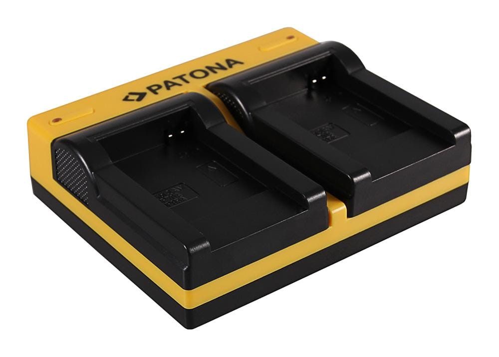 PATONA Dual Ladegerät für Canon EOS C300, C300 PL, HA, HA H1S und Samsung BP-70A inkl. Micro‑USB