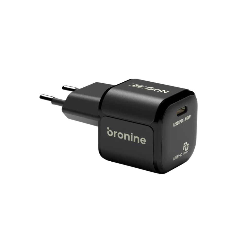 Bronine 1 Port Ladegerät USB-C 45W GaN PD für EU Bronine 1 Port Ladegerät USB-C 45W GaN PD für EU