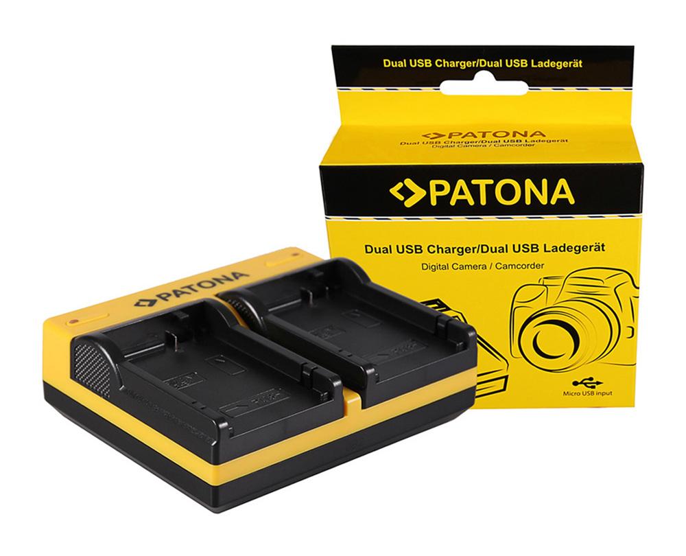 PATONA Dual Ladegerät für Canon LP-E8 EOS 550D 600D 650D 700D inkl. Micro-USB Kabel PATONA Dual Ladegerät für Canon LP-E8 EOS 550D 600D 650D 700D inkl. Micro-USB Kabel