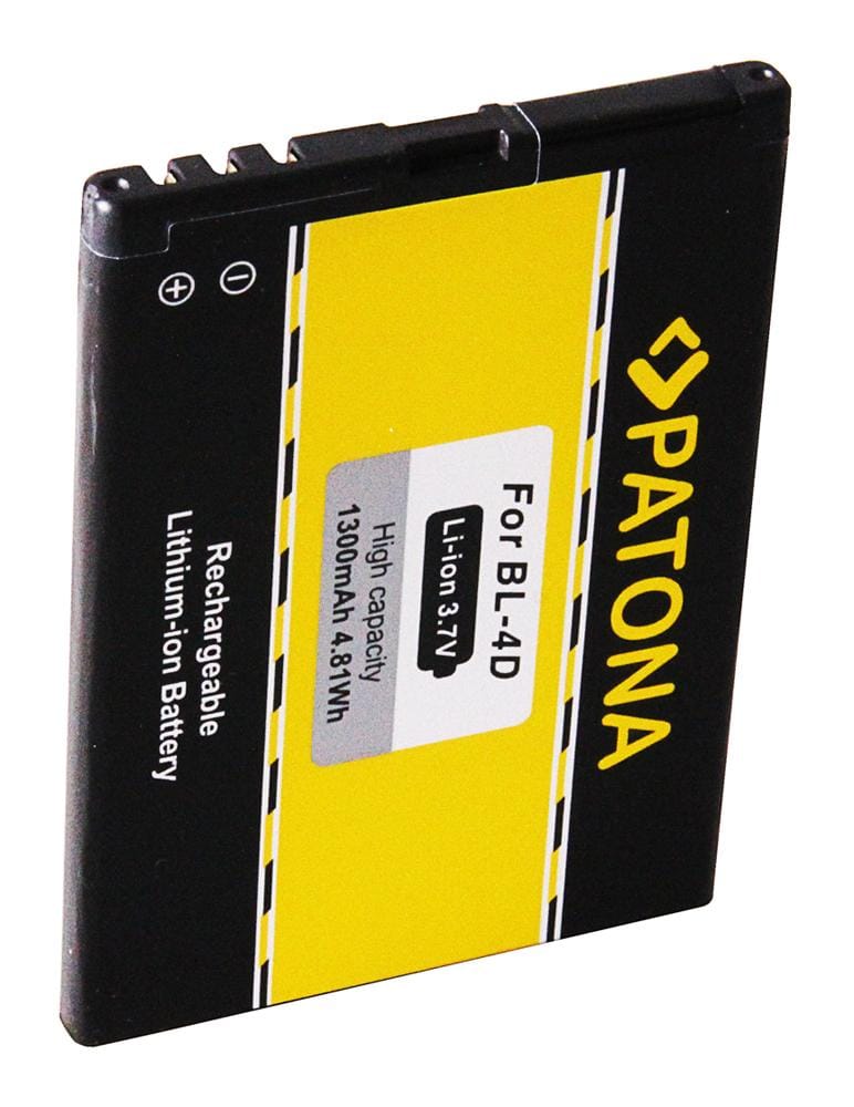 PATONA Akku für Nokia E5 E5-00 E7 E7-00 N8 N8-00 N97 mini 808 Pure View BL-4D BL4D