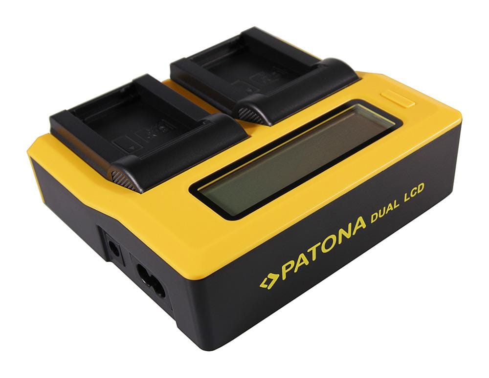 PATONA Dual LCD USB Ladegerät für Nikon ENEL20 EN-EL20 ENEL20a EN-EL20a