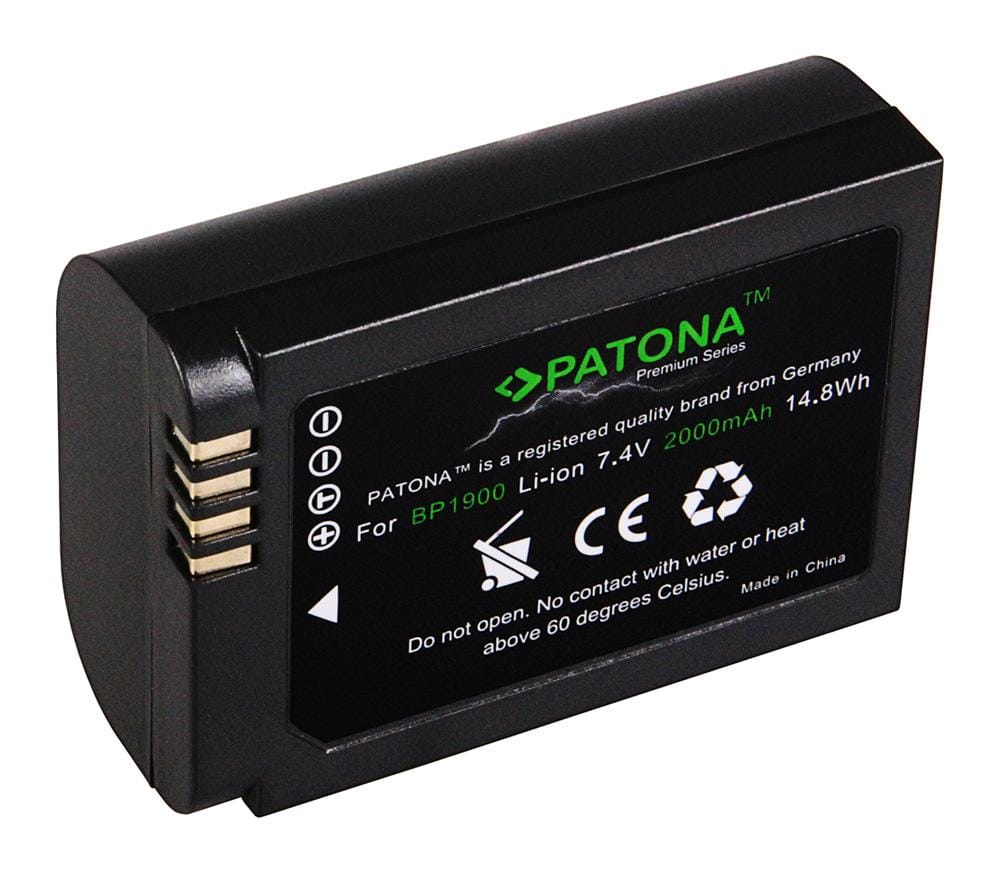 PATONA Premium Akku für Samsung NX1 NX-1 ED-BP-1900 BP-1900