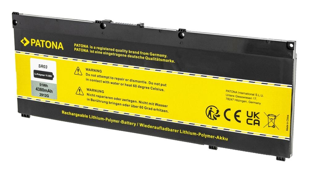 PATONA Akku für HP SR03-H 917724-855 HSTNN-DB7W