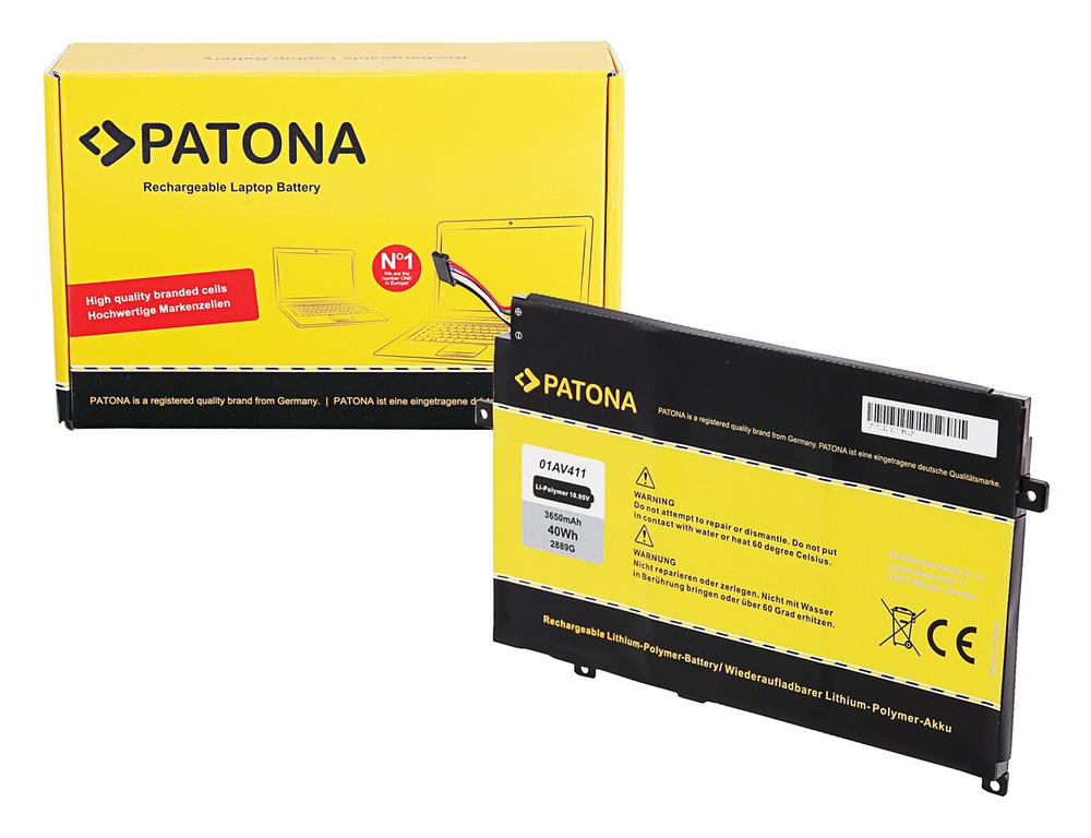PATONA Akku für Lenovo Thinkpad E470 E470C E475 01AV411 01AV412 01AV413 SB10K97568 SB10K97569