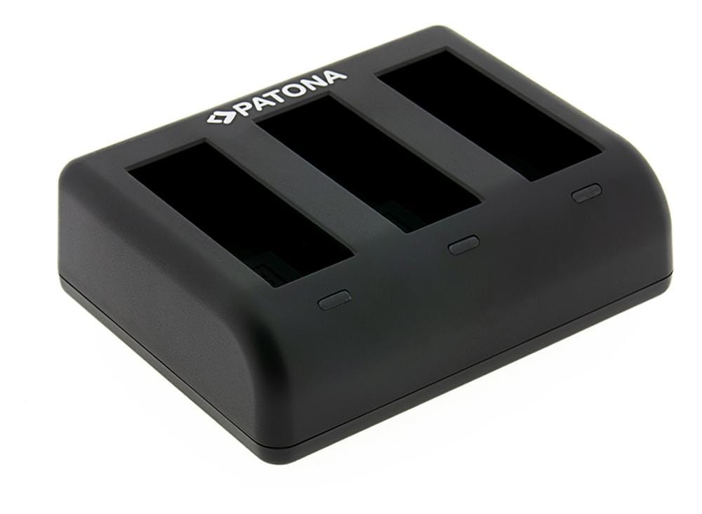 PATONA Triple Ladegerät für DJI Osmo Action 3 4 5 BCX202 inkl. USB‑C Kabel PATONA Triple Ladegerät für DJI Osmo Action 3 4 5 BCX202 inkl. USB‑C Kabel