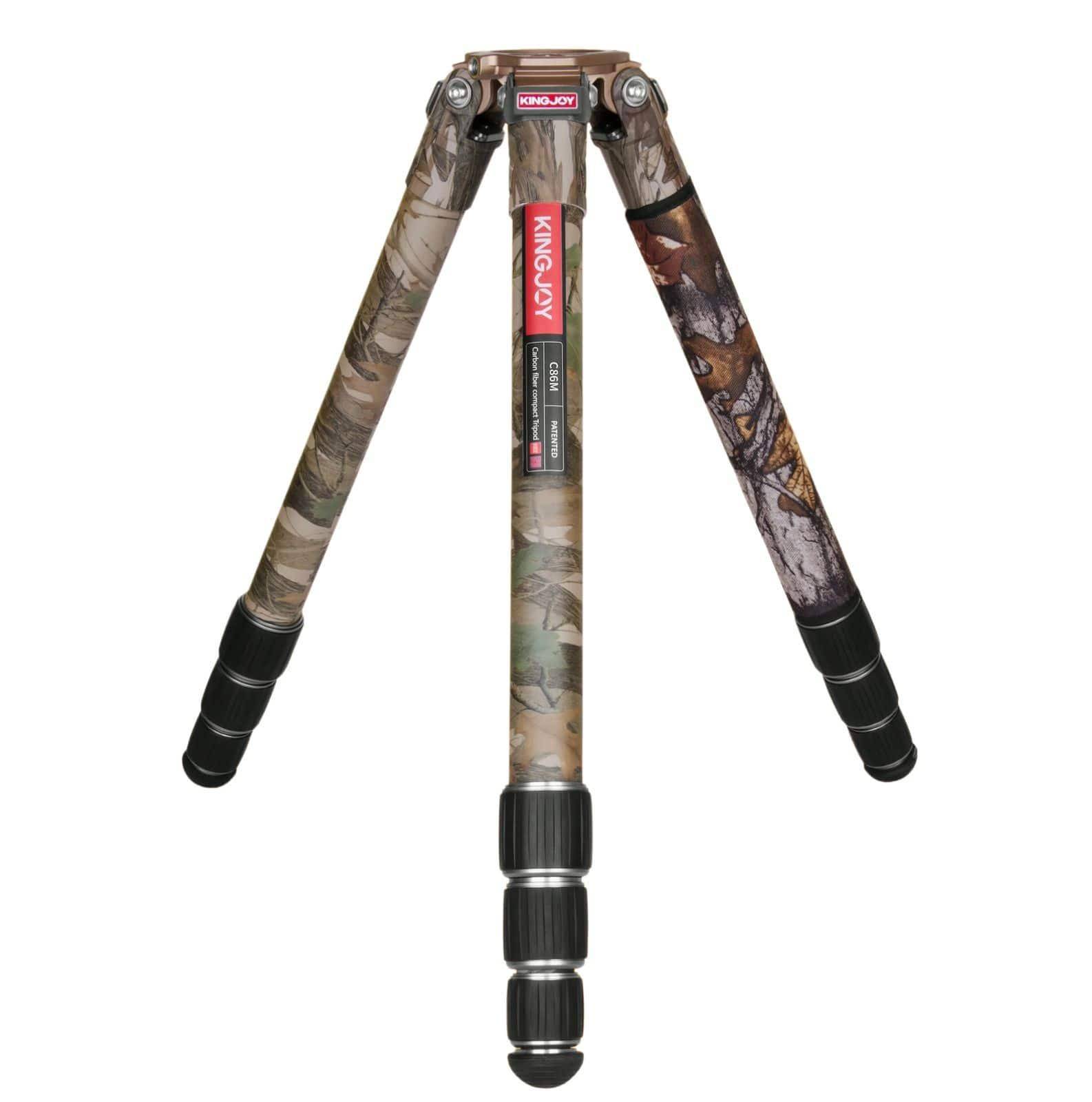 Mountain Series Carbon Camouflage Stativ C86M mit VT-3550M Stativkopf Mountain Series Carbon Camouflage Stativ C86M mit VT-3550M Stativkopf