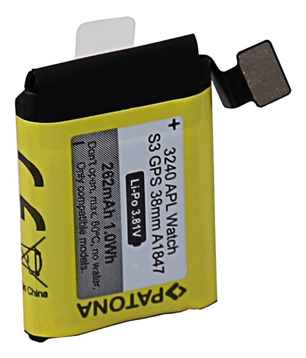 PATONA Akku für Apple Watch Serie 3 GPS 38mm A1847 PATONA Akku für Apple Watch Serie 3 GPS 38mm A1847