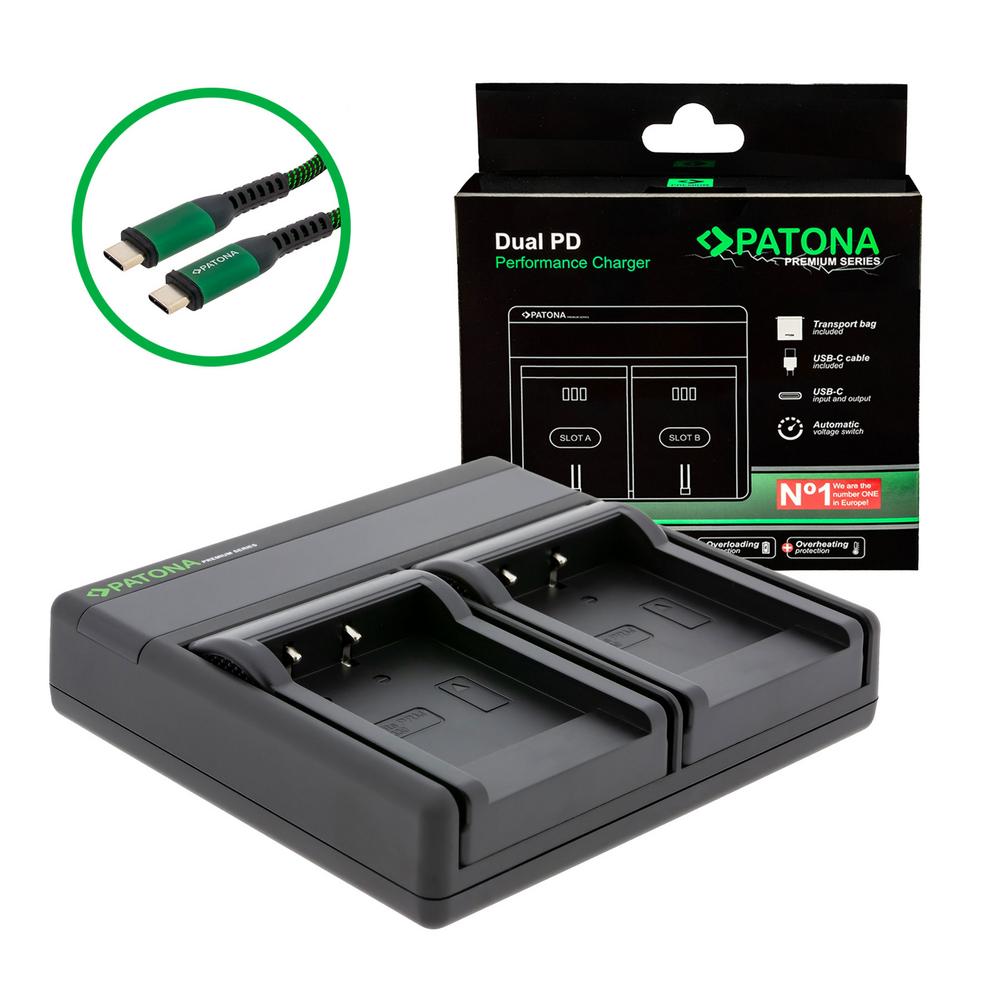 PATONA Premium Dual PD Performance Ladegerät für Medion DC-8300 inkl. USB-C input/output