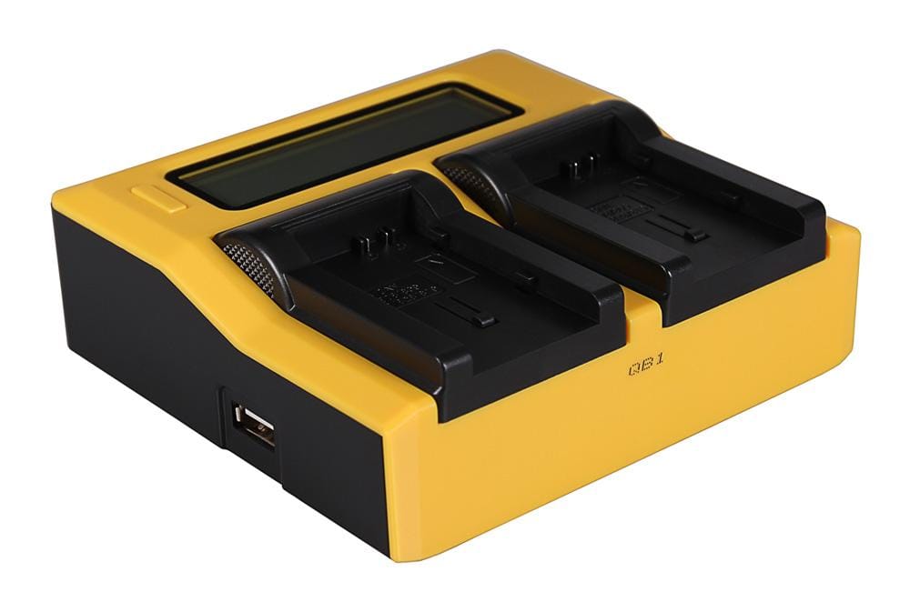 PATONA Dual LCD USB Ladegerät für Canon BP808 BP-808 BP819 BP-819 BP820 BP-820