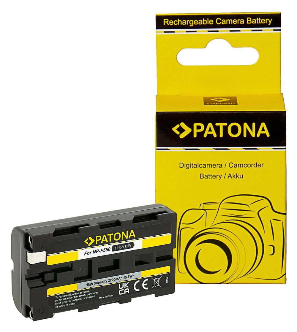PATONA Akku für Sony NP-F550 F330 F530 F750 F930 F920 F550 CCD-SC