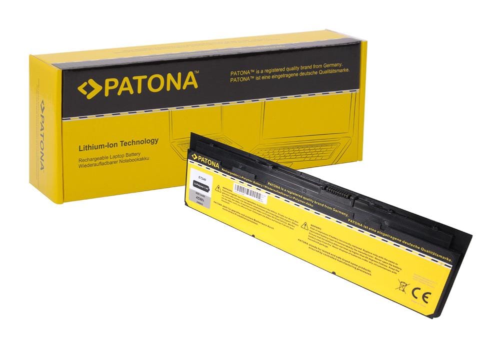 PATONA Akku für Dell Latitude E7240 E7250 0J31N7 WD52H W57CV 0W57CV J31N7 6000 mAh 7,4 V