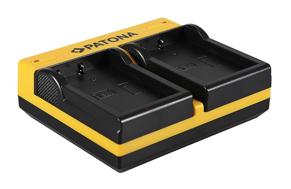 PATONA Dual Ladegerät für Nikon EN-EL9 D40 D40x D5000 D60 inkl. Micro-USB Kabel