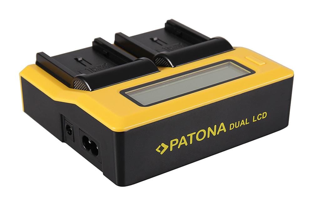 PATONA Dual LCD USB Ladegerät für Panasonic VBN130 VBN130E VBN260 VBN390