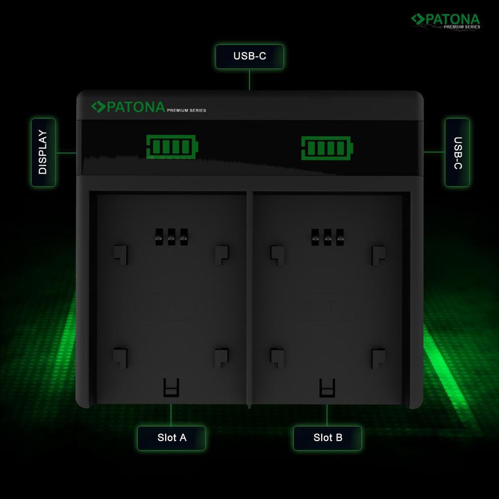 PATONA Premium Dual PD Performance Ladegerät für Nikon EN-EL11 inkl. USB-C input/output