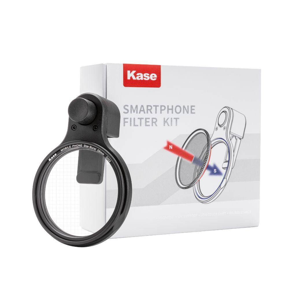 Smartphone Magnetischer Star Burst Filter 58mm mit Magnetischem Clip Smartphone Magnetischer Star Burst Filter 58mm mit Magnetischem Clip
