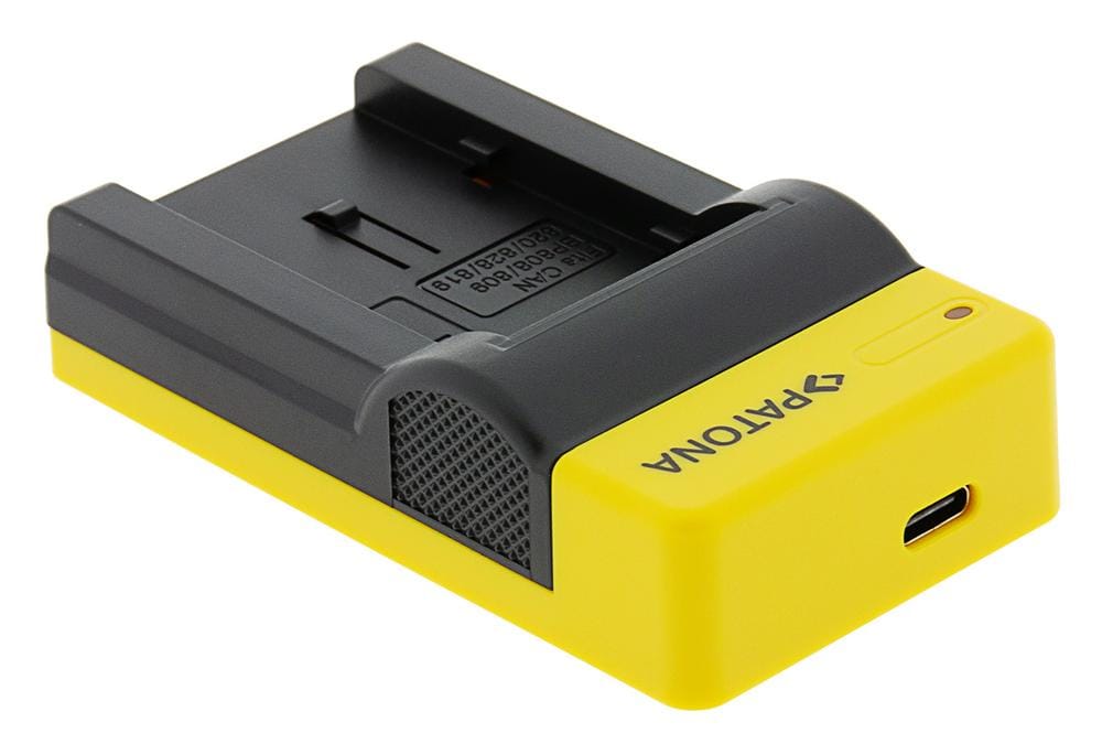 PATONA Slim USB Ladegerät mit USB‑C Input für Canon BP‑808 FSxx FS10 FS‑10 FS100 FS‑100 FS11 FS‑11 BP PATONA Slim USB Ladegerät mit USB‑C Input für Canon BP‑808 FSxx FS10 FS‑10 FS100 FS‑100 FS11 FS‑11 BP