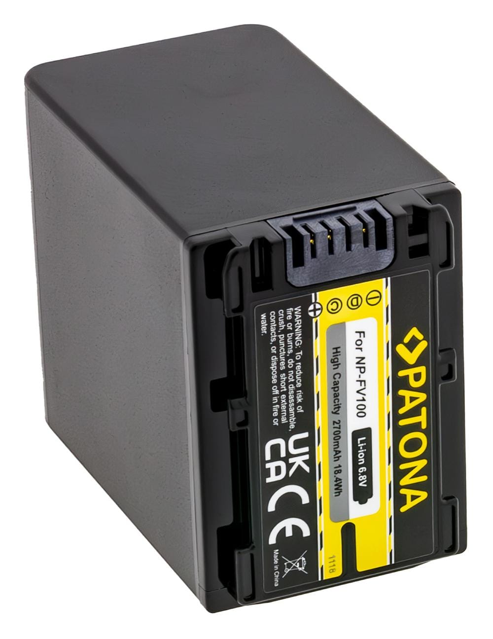 PATONA Akku für Sony HDR-CX110 HDR-CX170 NP-FV30 NP-FV50 NP-FV100