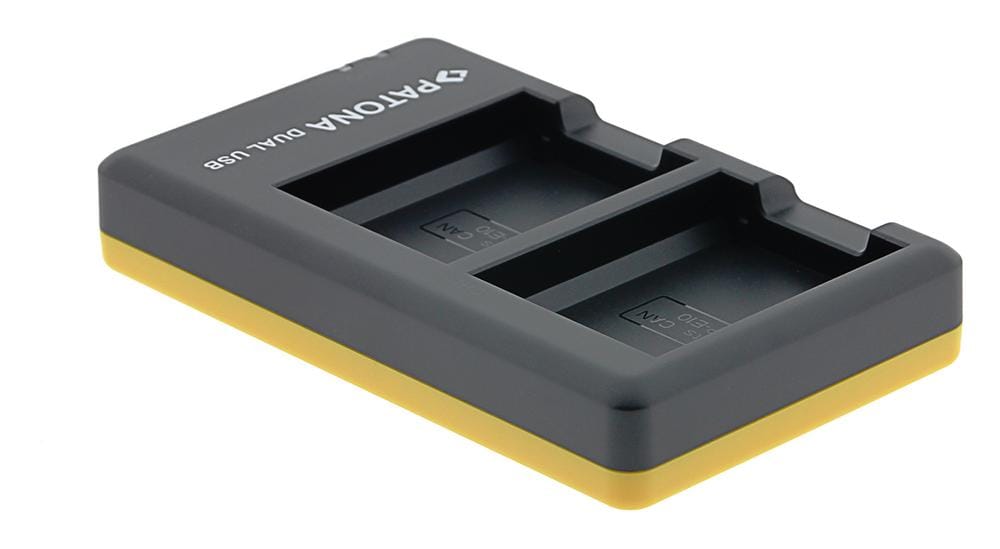 PATONA Dual Schnell-Ladegerät für Canon LP-E10 LPE10 inklusive USB-C Kabel