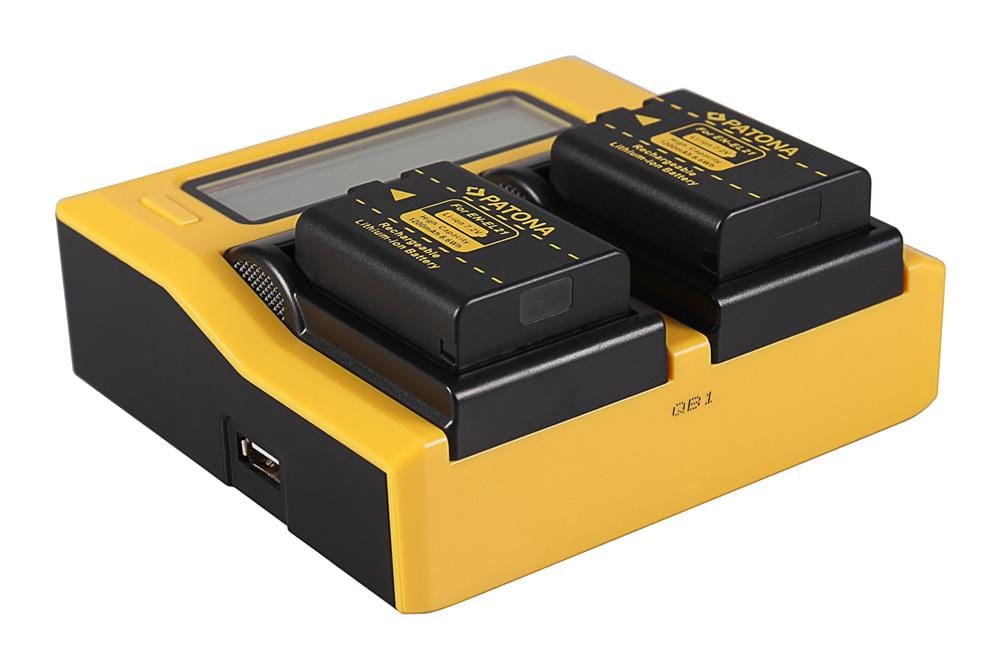 PATONA Dual LCD USB Ladegerät für Nikon ENEL21 EN-EL21 PATONA Dual LCD USB Ladegerät für Nikon ENEL21 EN-EL21