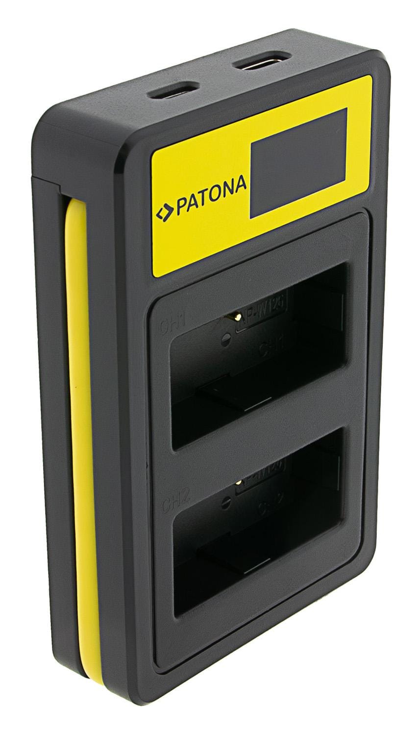 PATONA Smart Dual LCD USB Ladegerät für Fuji NP-W126 HS30 EXR HS30EXR HS-30EXR HS33 EXR HS33EXR HS-33